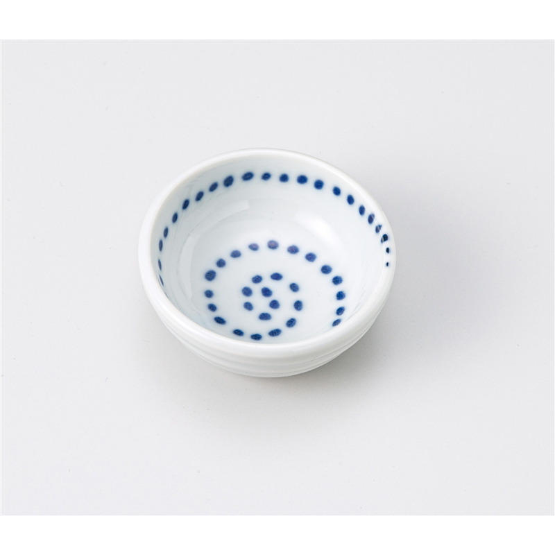 古林陶器 珍味 うず水玉深豆鉢 1209860547 1個（ご注文単位1個）【直送品】