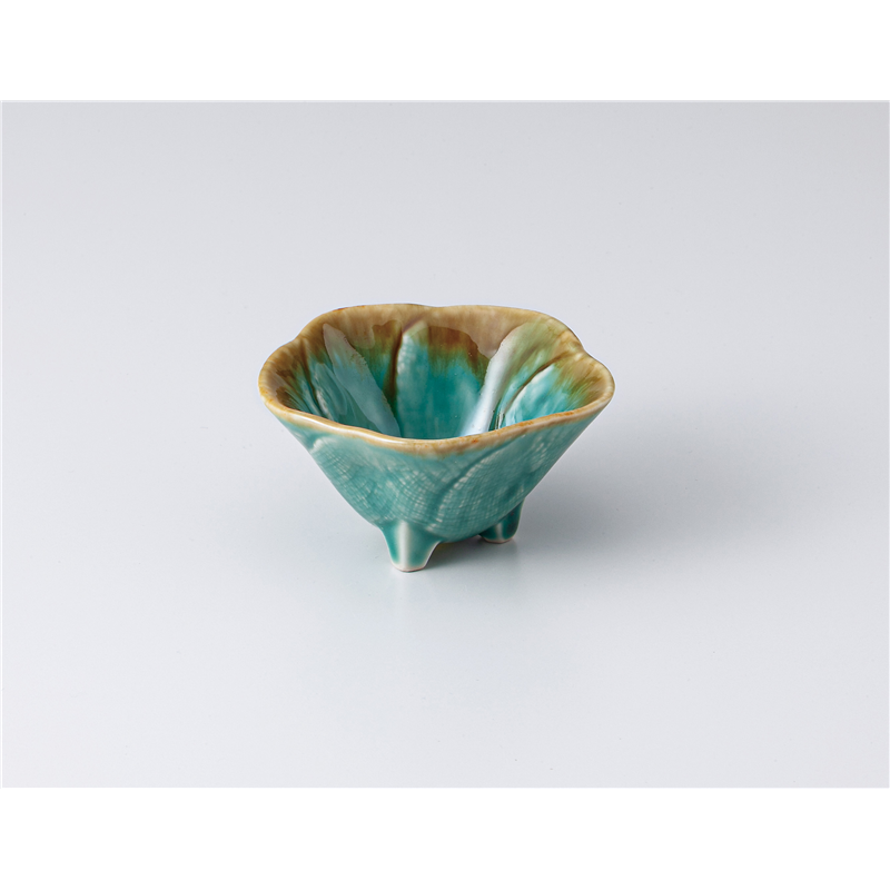 古林陶器 珍味 ヒスイ花型小付 1309310378 1個（ご注文単位1個）【直送品】