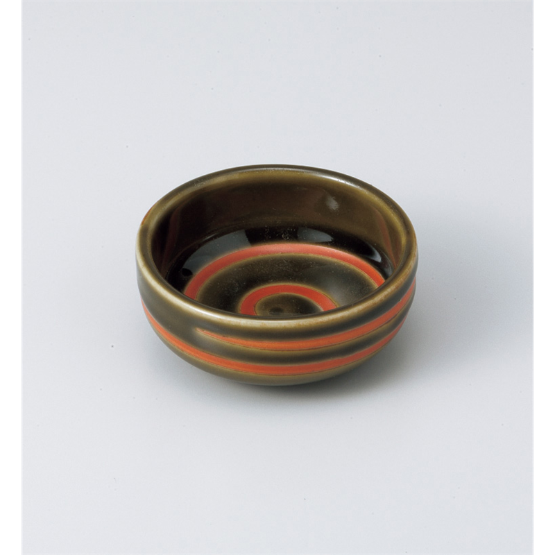 古林陶器 珍味 織部内外渦巻珍味鉢 809530224 1個（ご注文単位1個）【直送品】