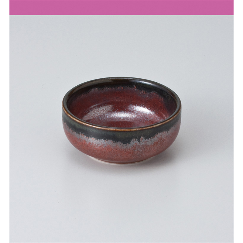 古林陶器 珍味 鉄赤丸千代久 609750715 1個（ご注文単位1個）【直送品】