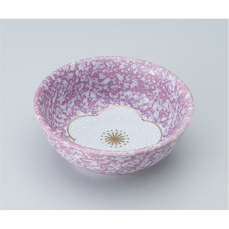 古林陶器 松花堂 紫吹金梅丸小鉢 517110130 1個（ご注文単位1個）【直送品】