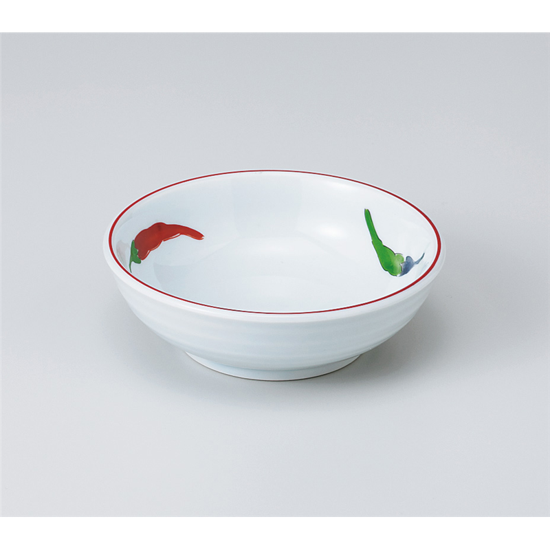 古林陶器 松花堂 とうがらし丸鉢 918620147 1個（ご注文単位1個）【直送品】