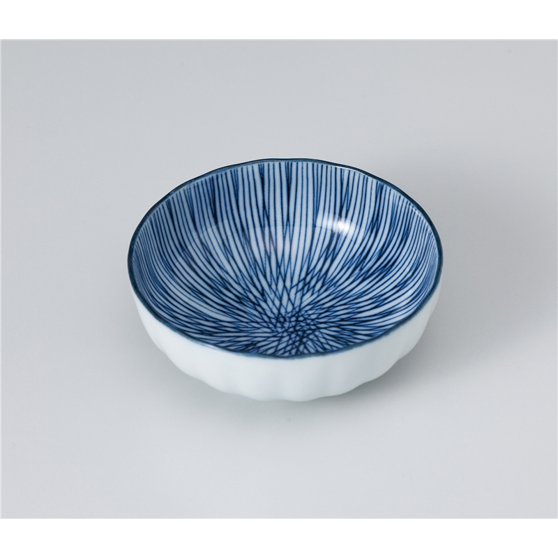 古林陶器 松花堂 細十草菊型3.5小鉢 1018760447 1個（ご注文単位1個）【直送品】