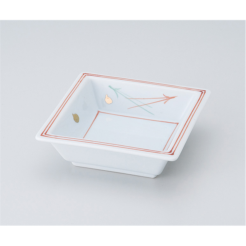 古林陶器 松花堂 松葉角鉢 516850205 1個（ご注文単位1個）【直送品】