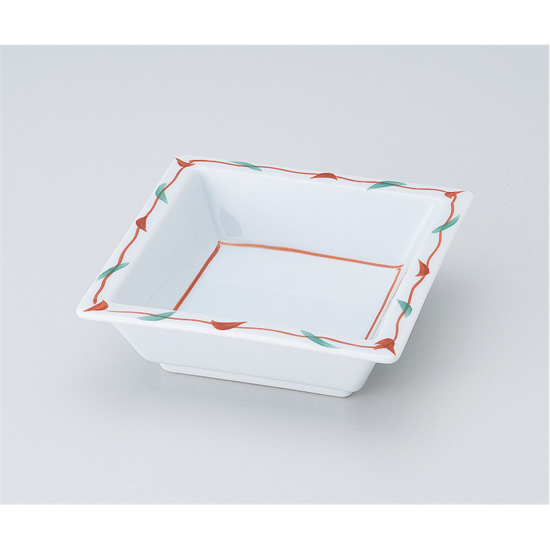 古林陶器 松花堂 花やなぎ角鉢 516840505 1個（ご注文単位1個）【直送品】