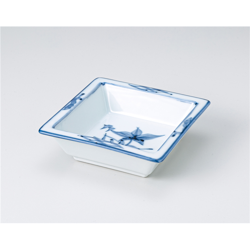 古林陶器 松花堂 桔梗角鉢 1210340447 1個（ご注文単位1個）【直送品】