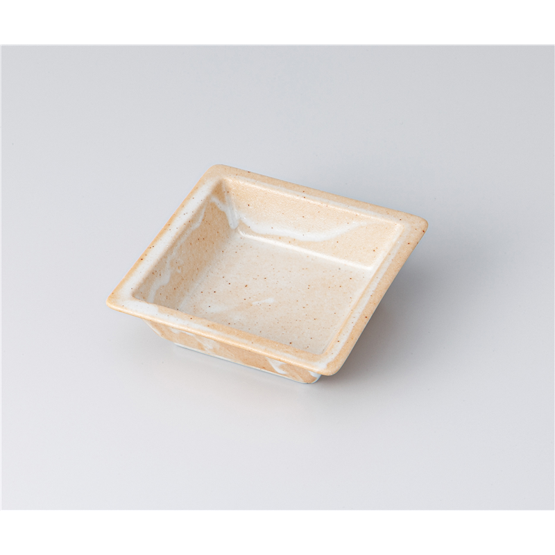 古林陶器 松花堂 志野釉角鉢 1309750305 1個（ご注文単位1個）【直送品】