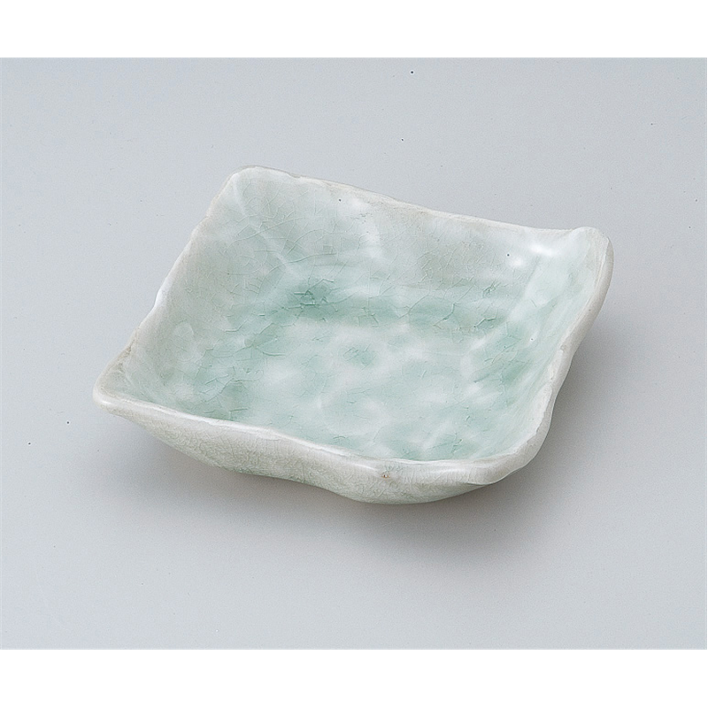 古林陶器 松花堂 白化粧角鉢 516940574 1個（ご注文単位1個）【直送品】