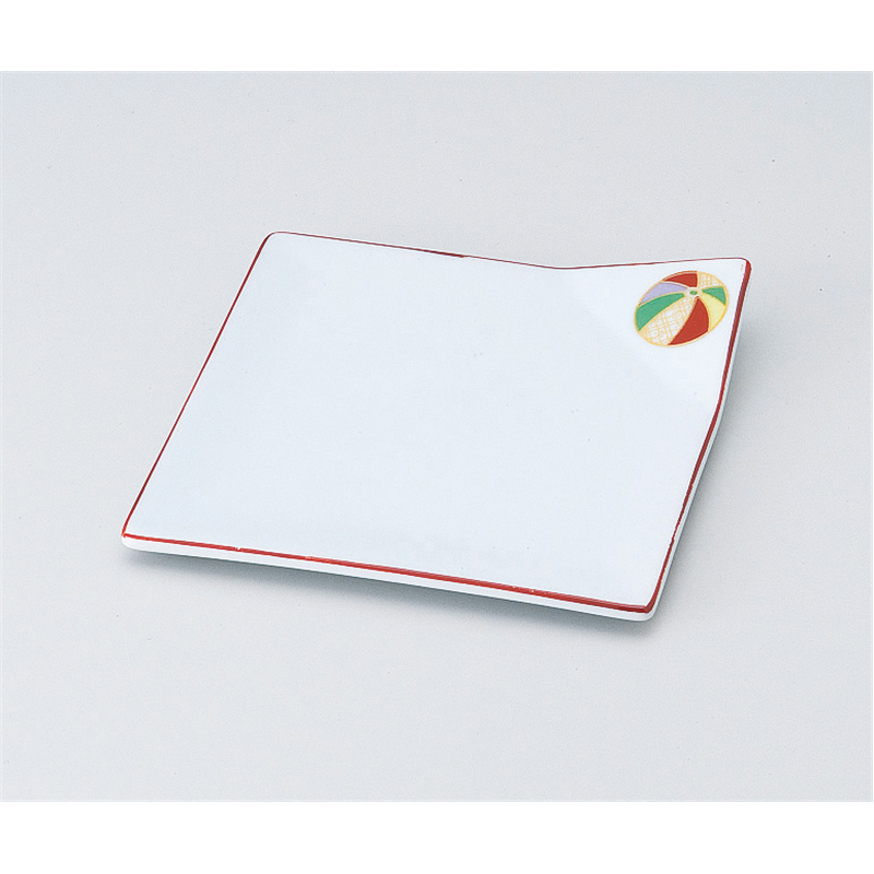 古林陶器 松花堂 夢風船角皿 516720547 1個（ご注文単位1個）【直送品】