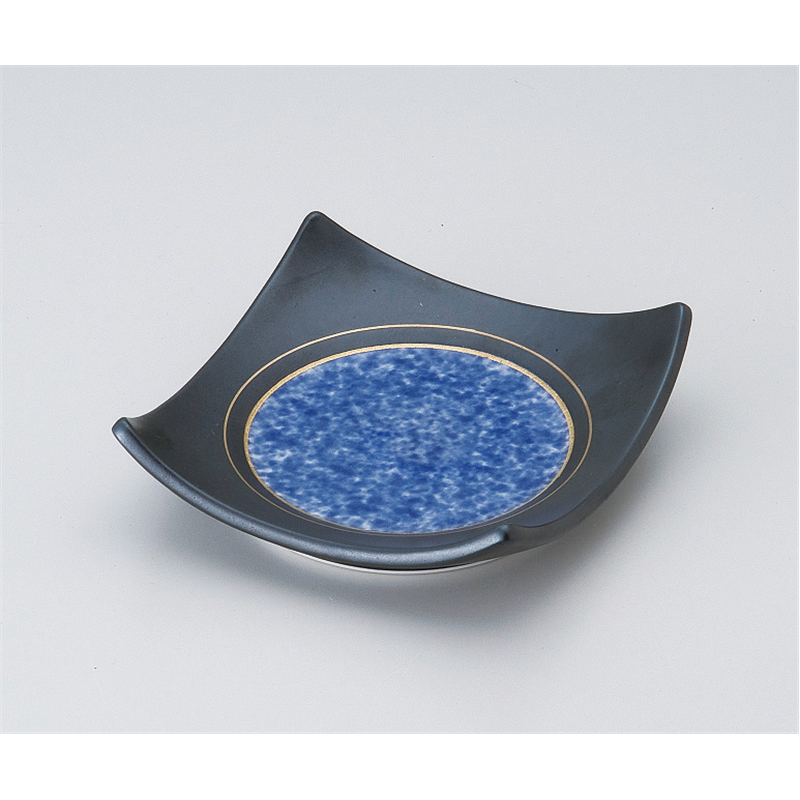 古林陶器 松花堂 吹墨四方上り皿 516720305 1個（ご注文単位1個）【直送品】