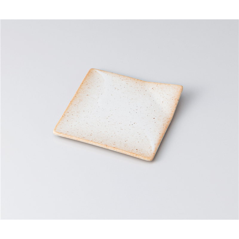 古林陶器 松花堂 志野釉角折皿 1309850105 1個（ご注文単位1個）【直送品】