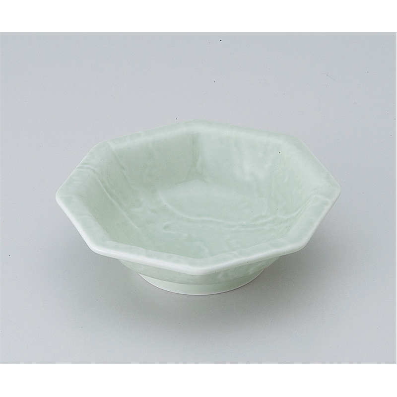 古林陶器 松花堂 ヒワ釉八角鉢 516960505 1個（ご注文単位1個）【直送品】