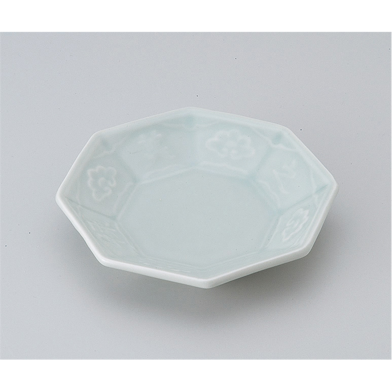 古林陶器 松花堂 青磁八角皿 516740530 1個（ご注文単位1個）【直送品】