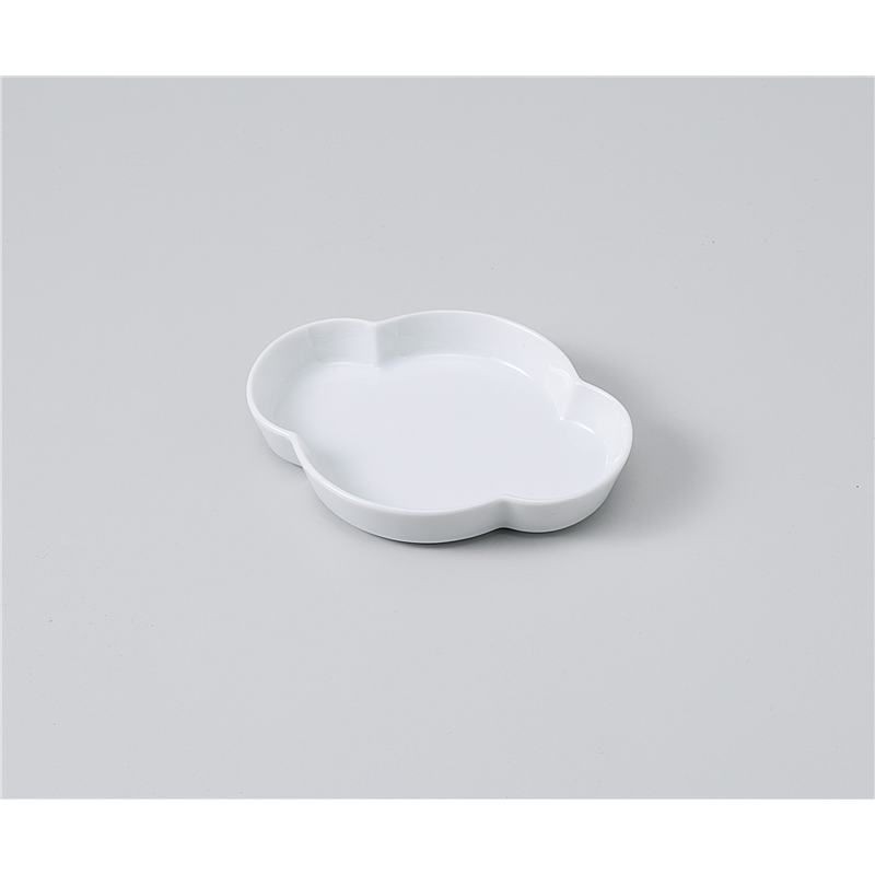 古林陶器 松花堂 白磁 雲形皿 1110460426 1個（ご注文単位1個）【直送品】