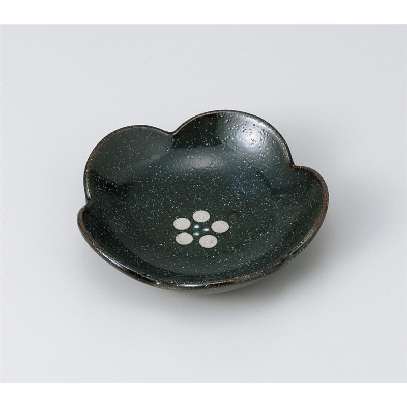 古林陶器 松花堂 黒化粧白梅紋松花堂 817710578 1個（ご注文単位1個）【直送品】