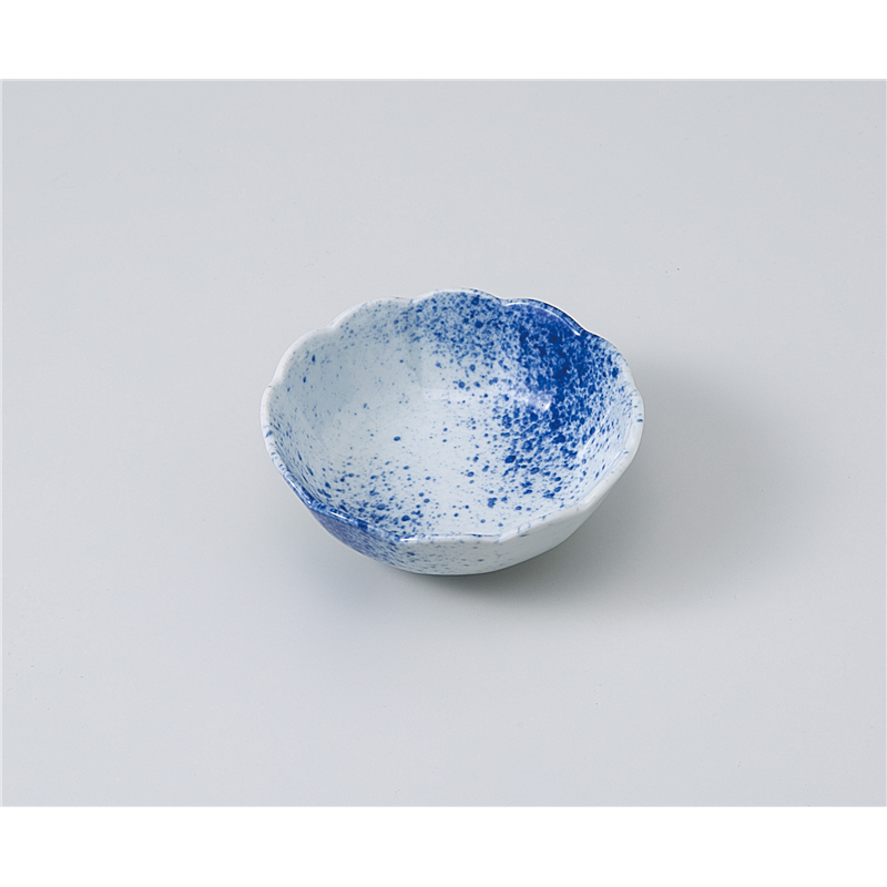 古林陶器 松花堂 吹墨十二角菊型皿 1110630525 1個（ご注文単位1個）【直送品】