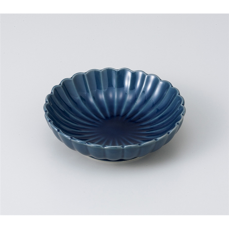 古林陶器 松花堂 ルリ菊型小鉢 817760515 1個（ご注文単位1個）【直送品】
