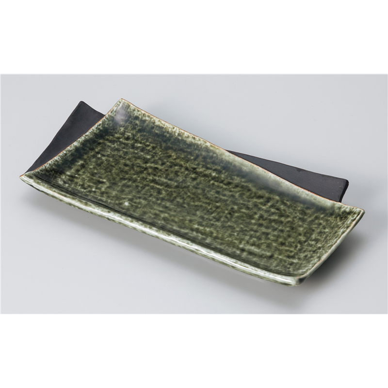 古林陶器 松花堂 桃山織部松花堂長皿 817050270 1個（ご注文単位1個）【直送品】