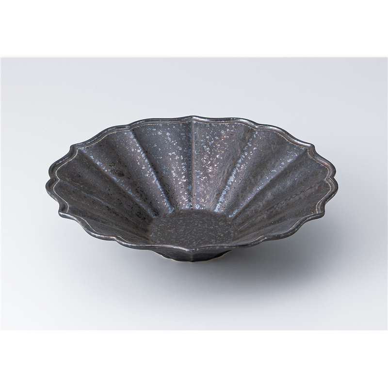 古林陶器 前菜皿特選 金結晶RINKA24cmボール 1310210105 1個（ご注文単位1個）【直送品】