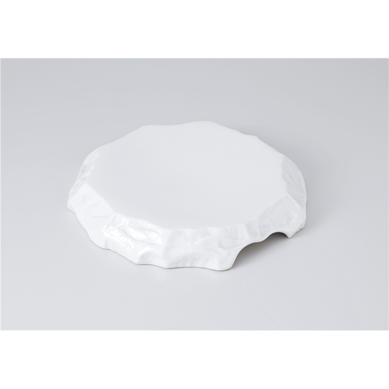 古林陶器 前菜皿 クリフ25cmプレート(白) 1010820208 1個(ご注文単位1個)【直送品】