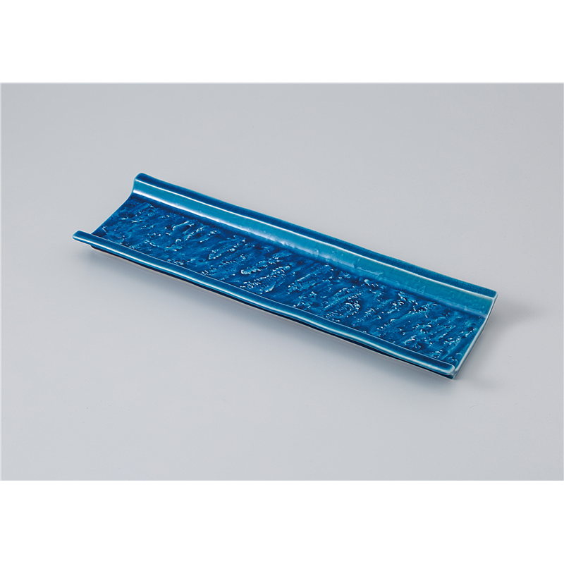 古林陶器 前菜皿 石肌両上り11.0皿トルコ 1111430105 1個（ご注文単位1個）【直送品】