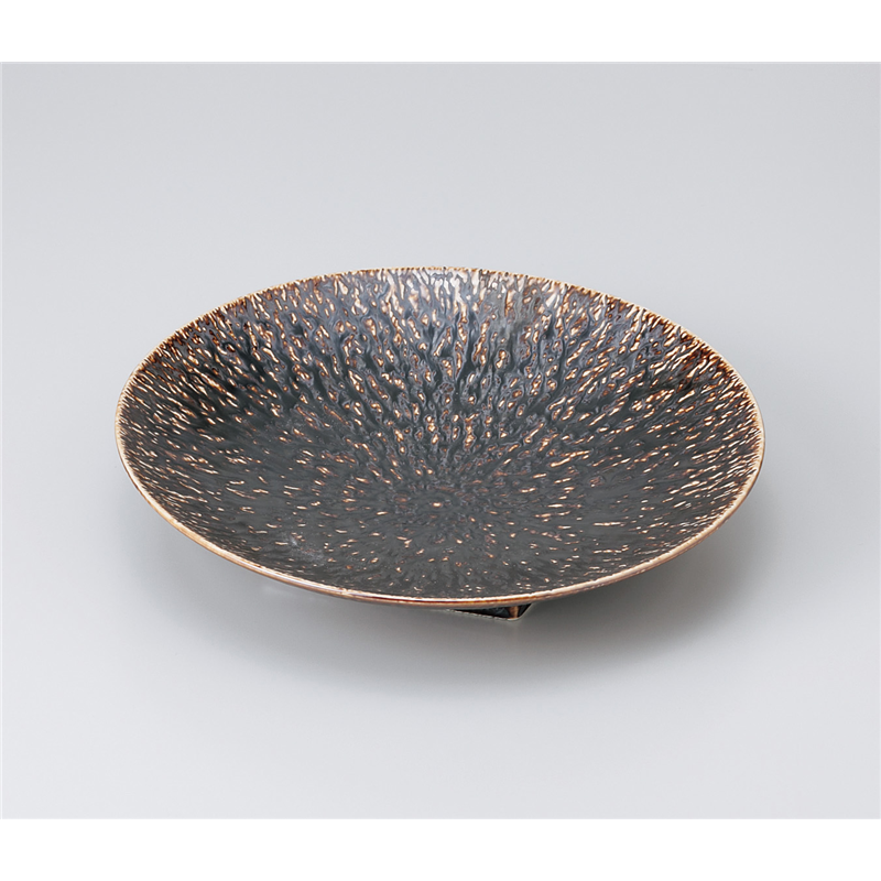 古林陶器 前菜皿 孔雀23cmクープ 910820308 1個（ご注文単位1個）【直送品】