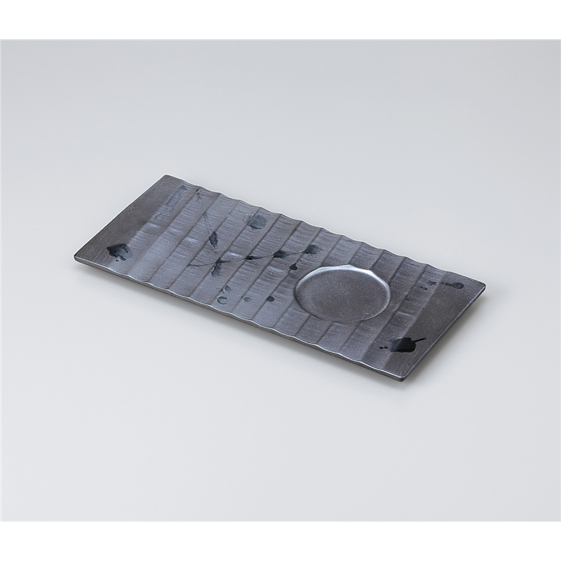 古林陶器 前菜皿 ラスター彩カップ置長角皿 911020230 1個（ご注文単位1個）【直送品】