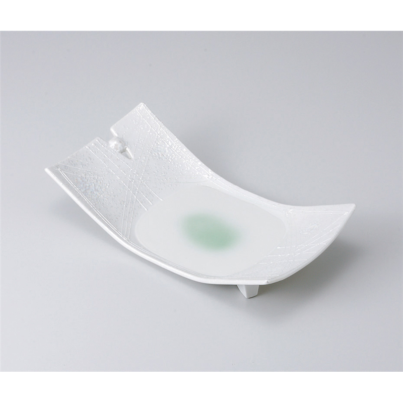 古林陶器 前菜皿 一珍ラスターヒワ吹8.5焼物皿 510640430 1個（ご注文単位1個）【直送品】