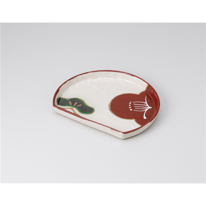 古林陶器 前菜皿 金彩おもてなし半月皿 1211530225 1個（ご注文単位1個）【直送品】