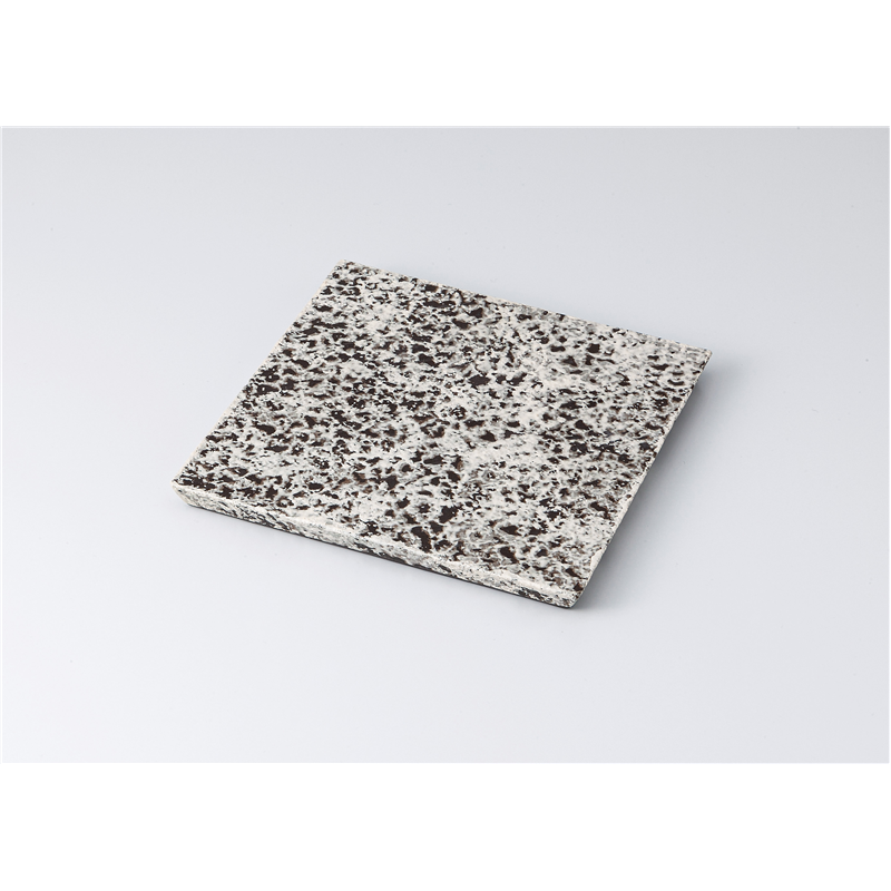 古林陶器 前菜皿 白タタキ削彫正角皿 1311040105 1個（ご注文単位1個）【直送品】