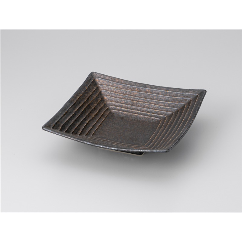 古林陶器 前菜皿 千段角盛皿 金彩 1211950215 1個（ご注文単位1個）【直送品】