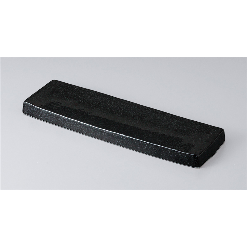 古林陶器 付出皿 油滴天目スクエアーロング 511320351 1個（ご注文単位1個）【直送品】