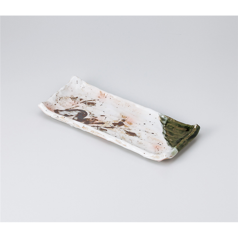 古林陶器 付出皿 織部古木焼物皿 913520230 1個（ご注文単位1個）【直送品】