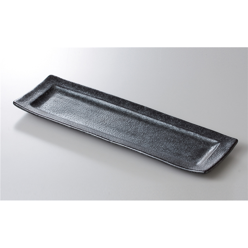 古林陶器 付出皿 黒銀彩 付出皿 611340157 1個（ご注文単位1個）【直送品】