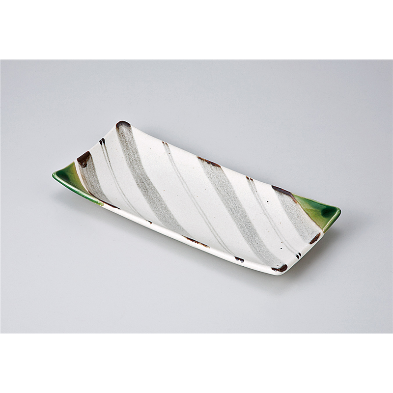 古林陶器 付出皿 オリベストライプ付出皿 710640378 1個（ご注文単位1個）【直送品】