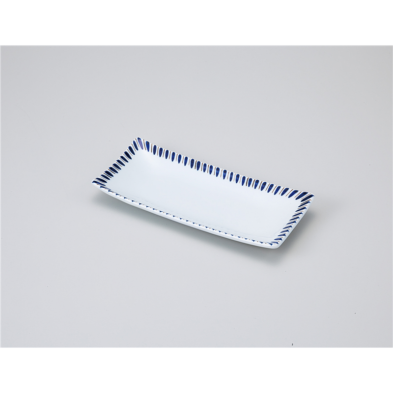 古林陶器 付出皿 二色十草突出皿 1112860370 1個（ご注文単位1個）【直送品】