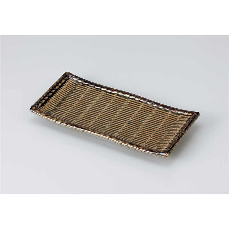 古林陶器 付出皿 渋草 かごめ付出皿 912320160 1個（ご注文単位1個）【直送品】