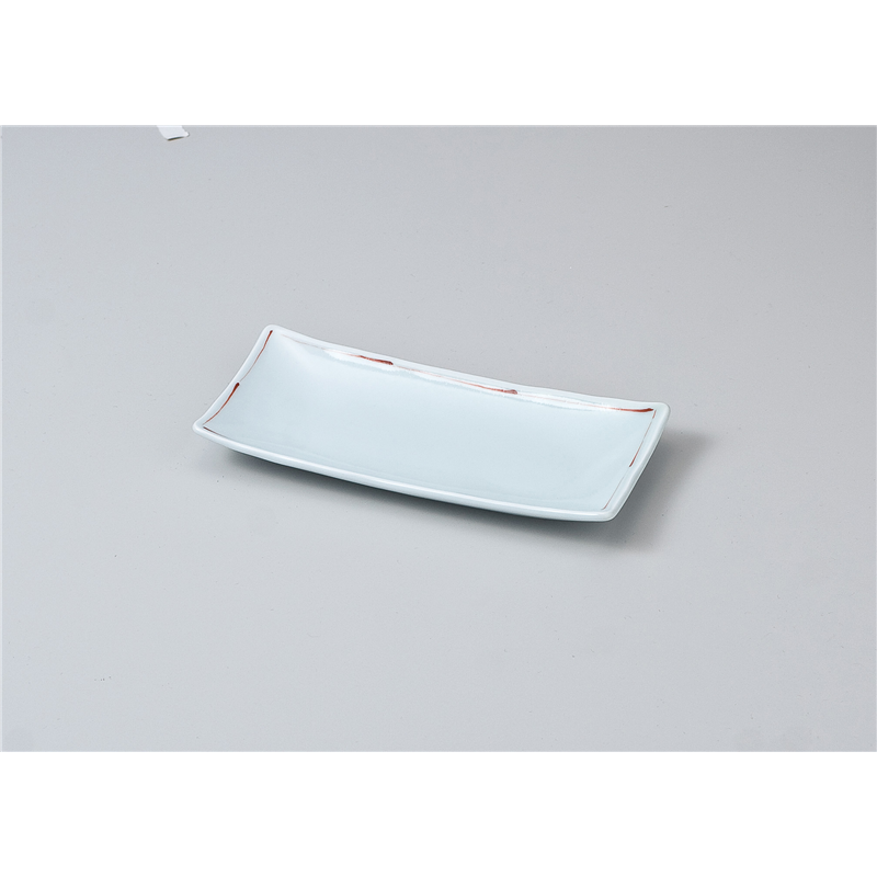 古林陶器 付出皿 赤ライン付出皿 611760378 1個（ご注文単位1個）【直送品】