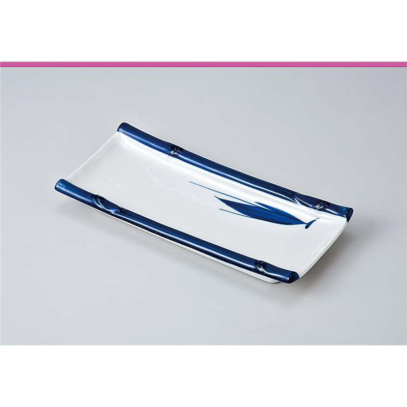 古林陶器 付出皿 竹渕三ツ笹付出皿 711140379 1個（ご注文単位1個）【直送品】