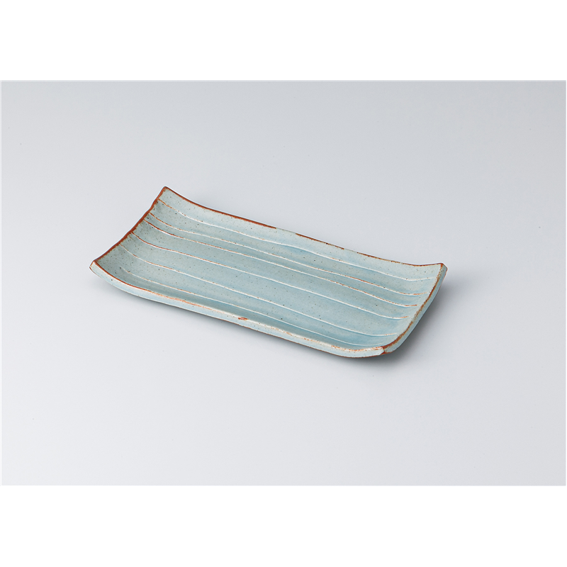 古林陶器 付出皿 窯変グレー 焼物皿 1312110178 1個（ご注文単位1個）【直送品】