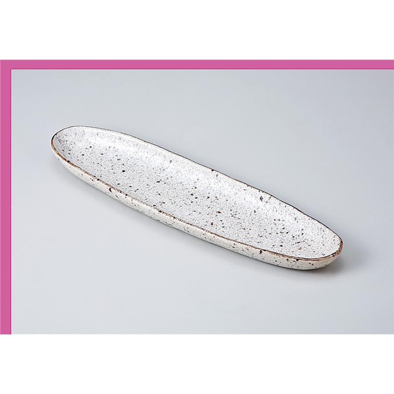 古林陶器 付出皿 渕サビうのふ細トレー 711110330 1個（ご注文単位1個）【直送品】