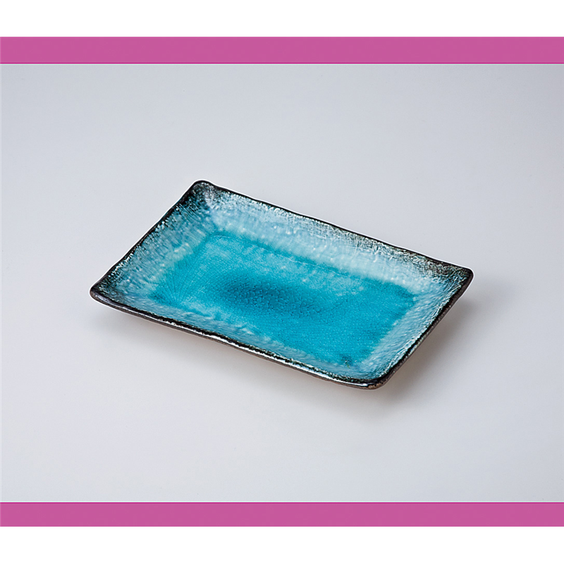 古林陶器 付出皿 藍染スカイ焼物皿 712140301 1個（ご注文単位1個）【直送品】