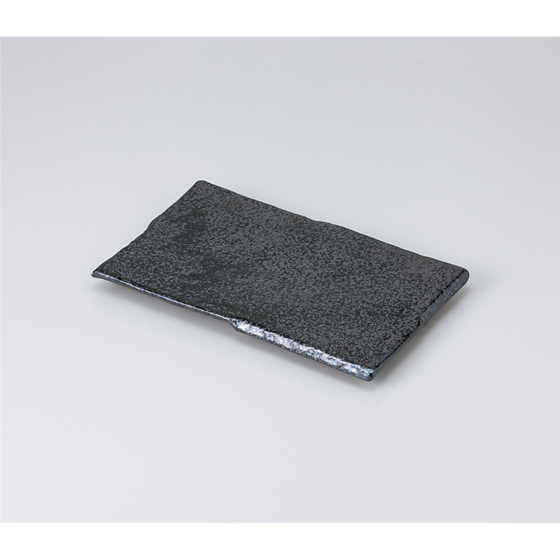 古林陶器 焼物皿 玄いぶし黒23cm焼物皿 912940561 1個（ご注文単位1個）【直送品】