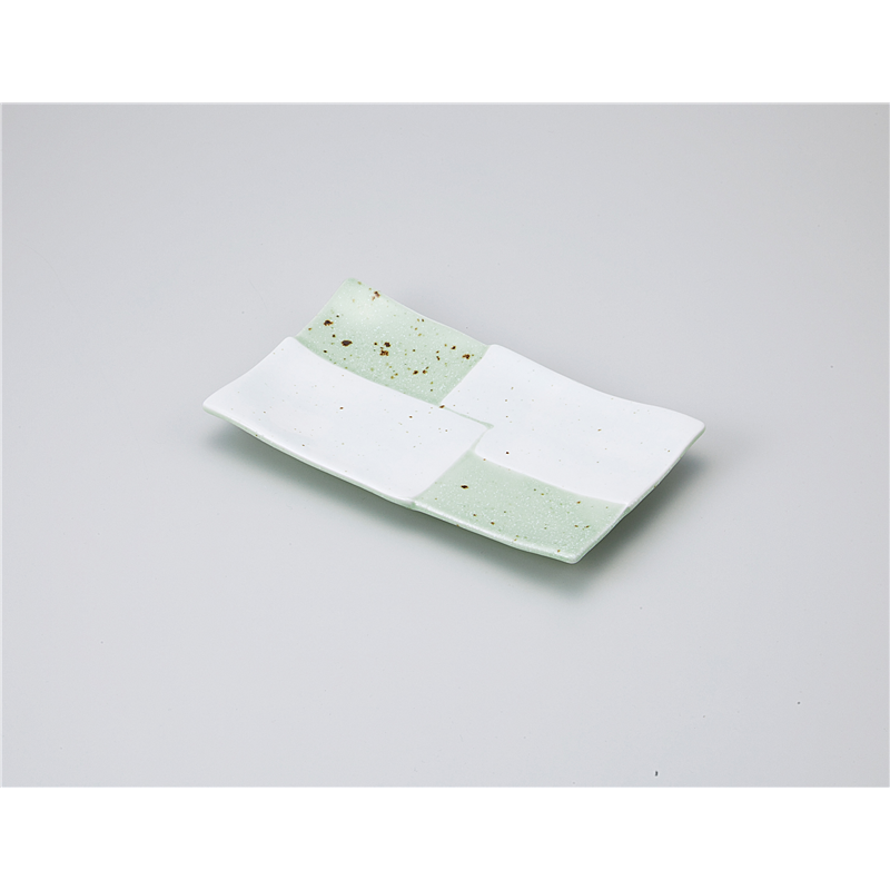 古林陶器 焼物皿 現代市松焼物皿 1113330274 1個（ご注文単位1個）【直送品】