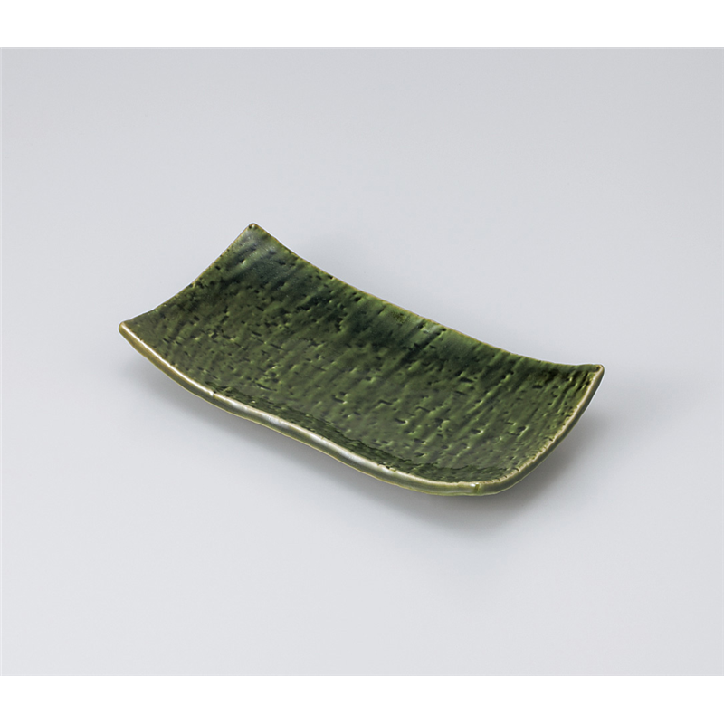 古林陶器 焼物皿 織部サンマ皿 913720173 1個（ご注文単位1個）【直送品】