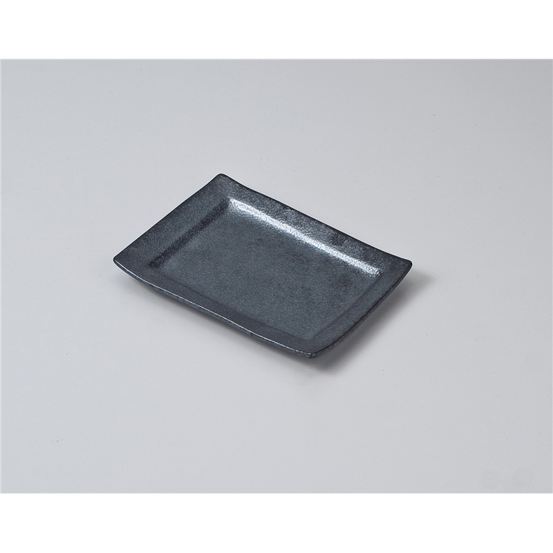 古林陶器 焼物皿 黒銀彩 焼物皿 612550157 1個（ご注文単位1個）【直送品】