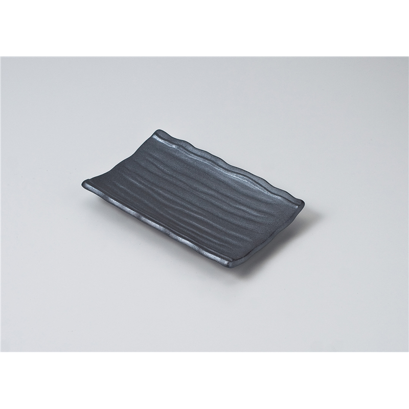 古林陶器 焼物皿 木目 焼物皿 天目 613340161 1個（ご注文単位1個）【直送品】