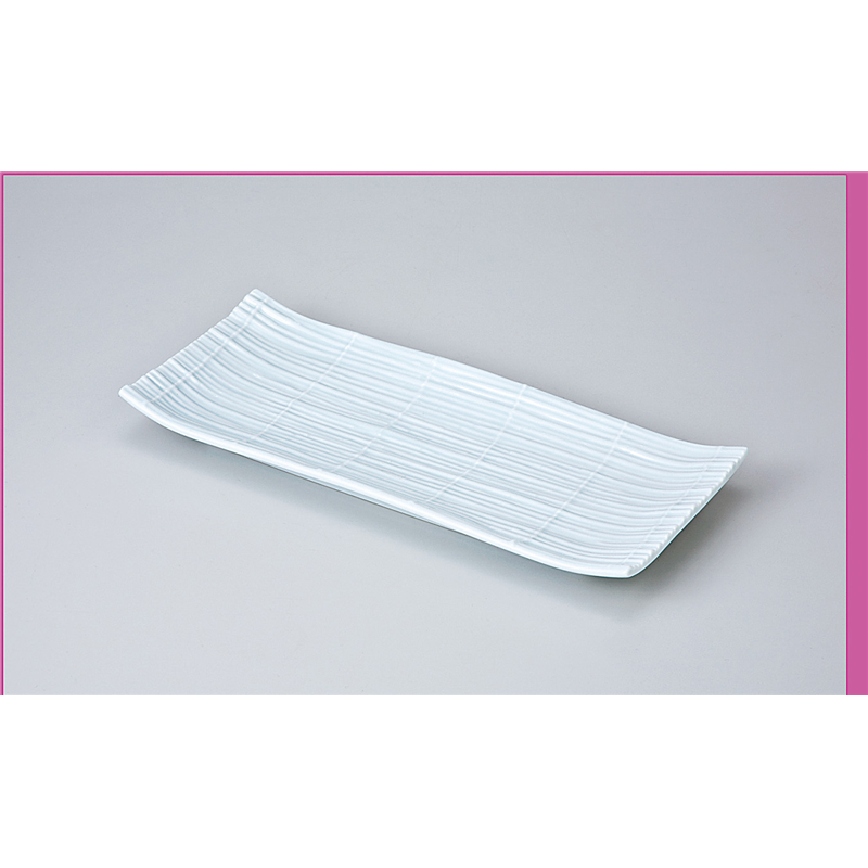 古林陶器 焼物皿 青磁すだれ9.0長角皿 710510379 1個（ご注文単位1個）【直送品】