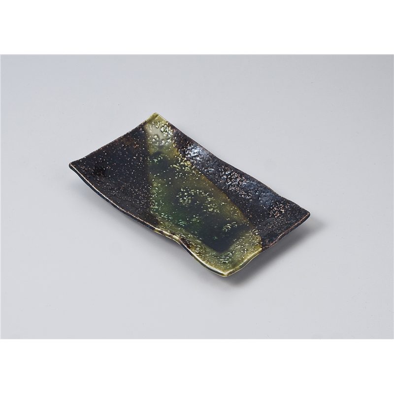 古林陶器 焼物皿 天の川華長角皿 613020435 1個（ご注文単位1個）【直送品】