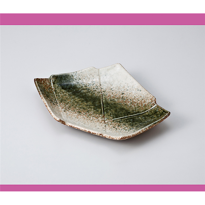 古林陶器 焼物皿 緑川 結び7.0皿 711810379 1個（ご注文単位1個）【直送品】